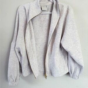 Women's Varley Full Zip Gray Jacket
